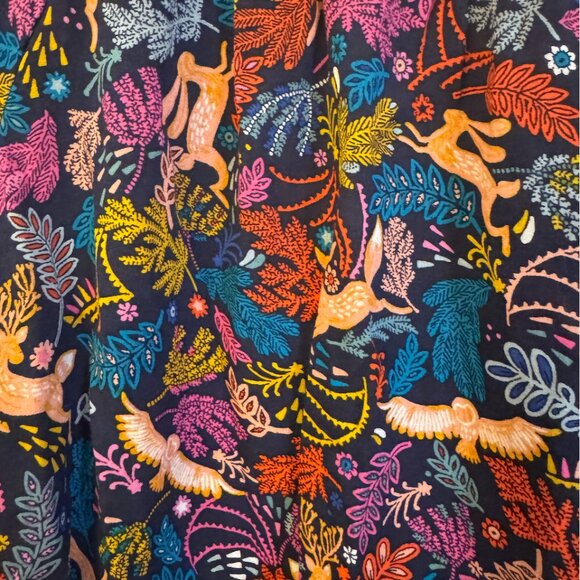 Anthropologie 25 of 52 Conversations Oh Dear Colorful Blouse, Size 0 - Picture 4 of 4